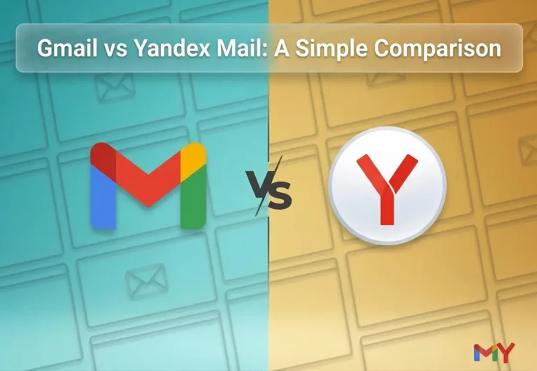 Gmail or Yandex Mail comparison best one