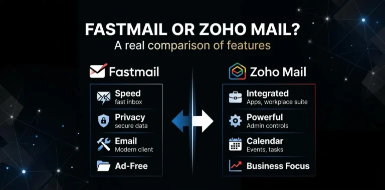 Fastmail or Zoho Mail? A real comparison of features 7 Fastmail or Zoho Mail A real comparison of features