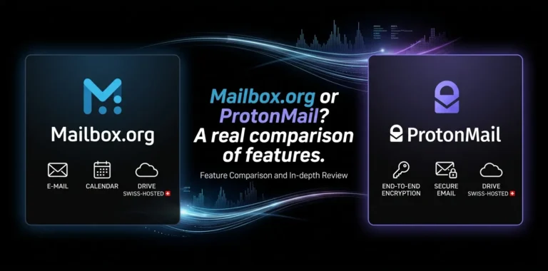 Mailbox.org or ProtonMail A real comparison of features