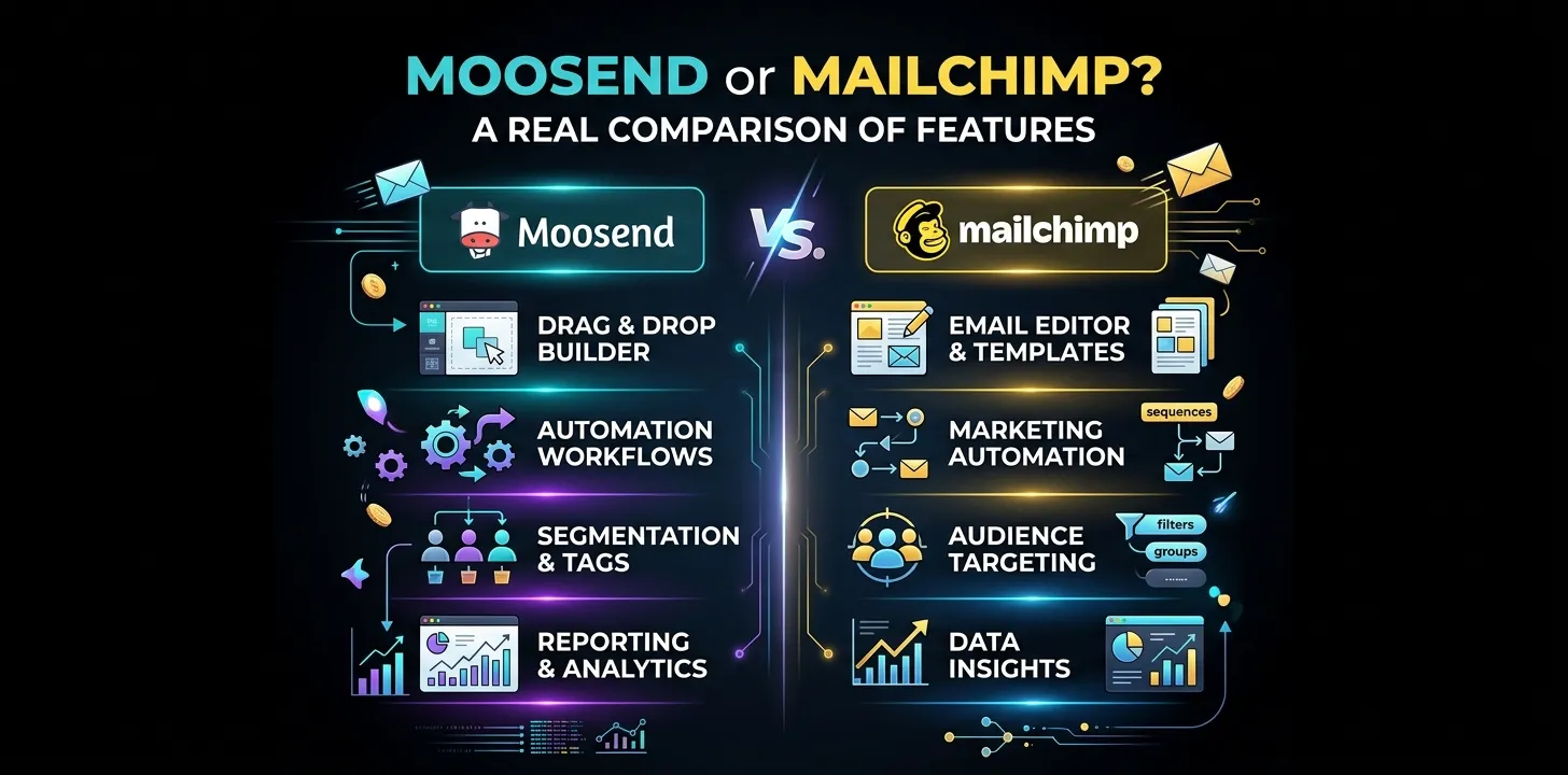 Moosend or Mailchimp A real comparison of features
