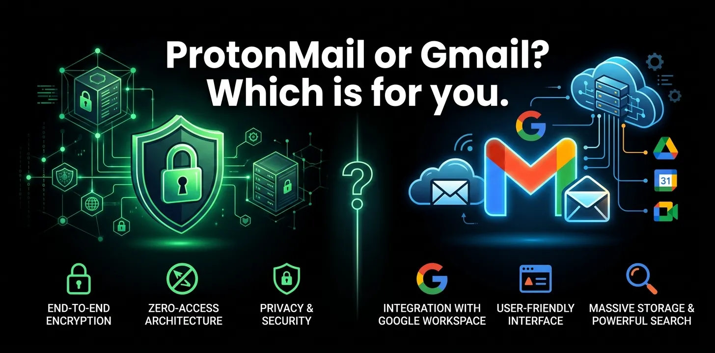 ProtonMail or Gmail? Which Is Right for You?