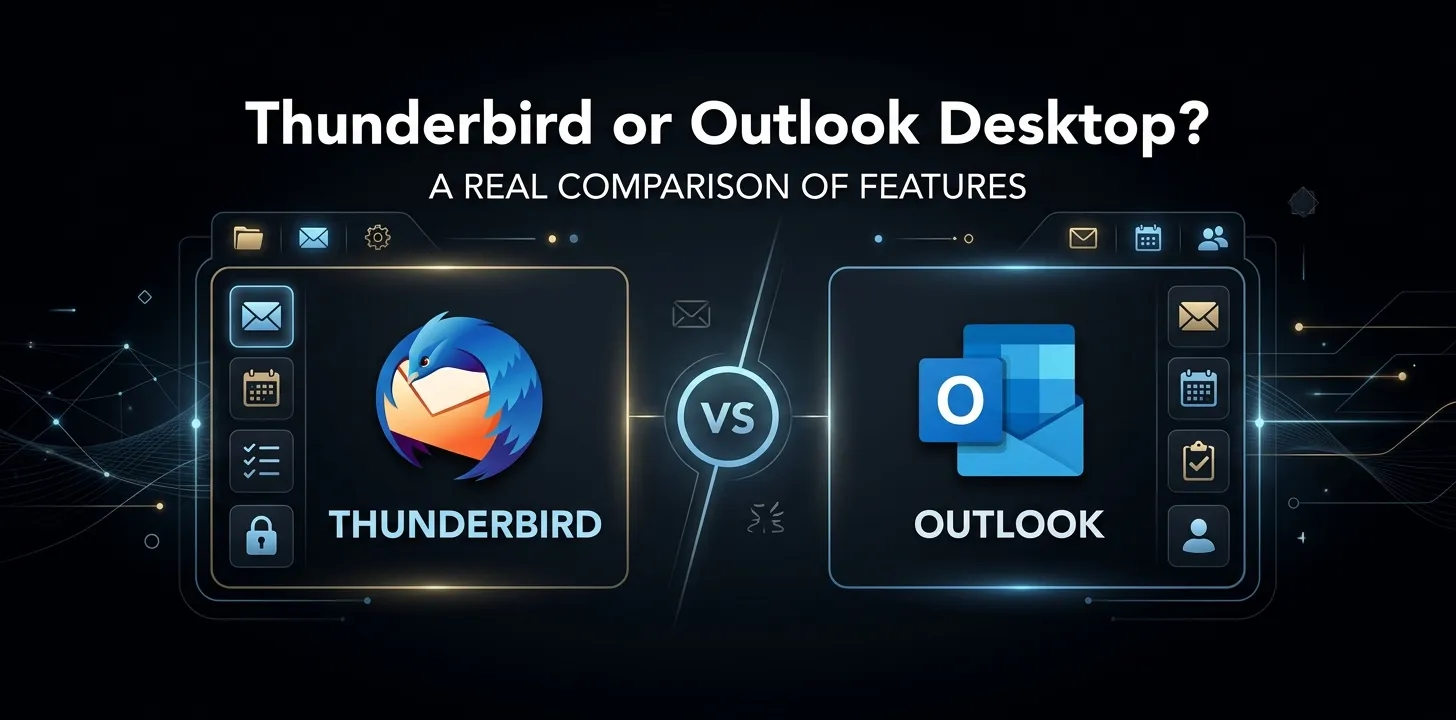 Thunderbird or Outlook Desktop A real comparison of features